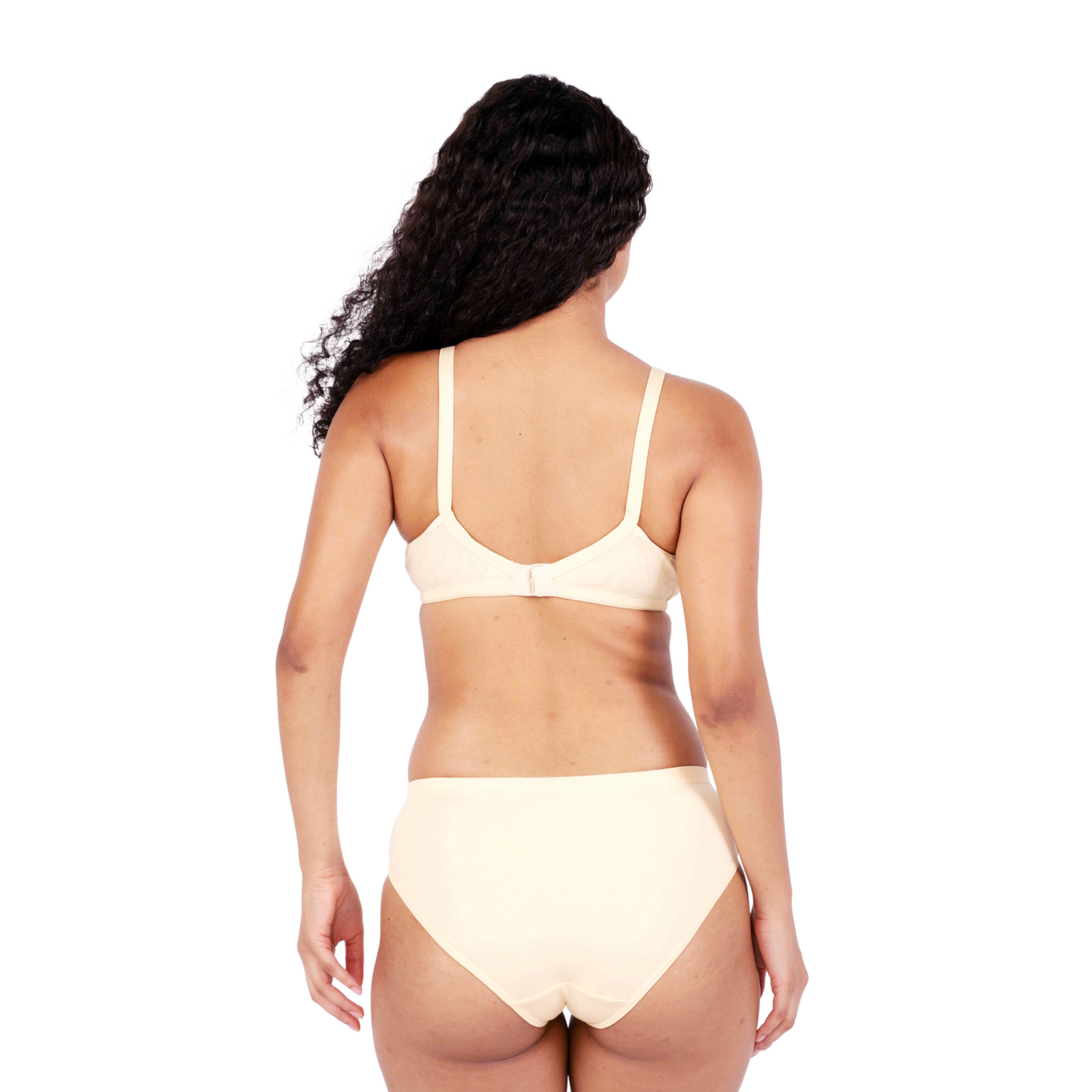 Anjali Skin non padded feeding bra back view by gossip by mybra lingerie
