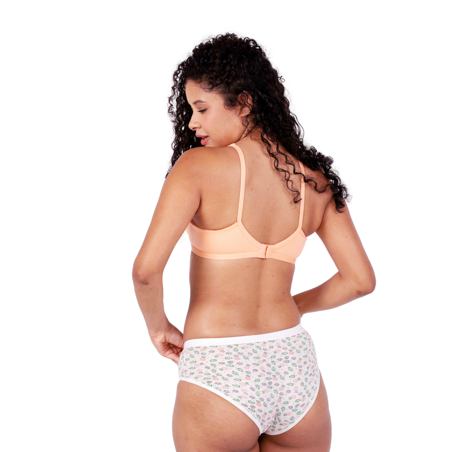 peach non padded bra back view image by gossip by mybra