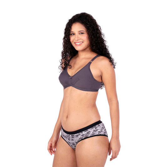 Shop Hot Coffee Arya daily wear lingerie set left view by gossip by mybra