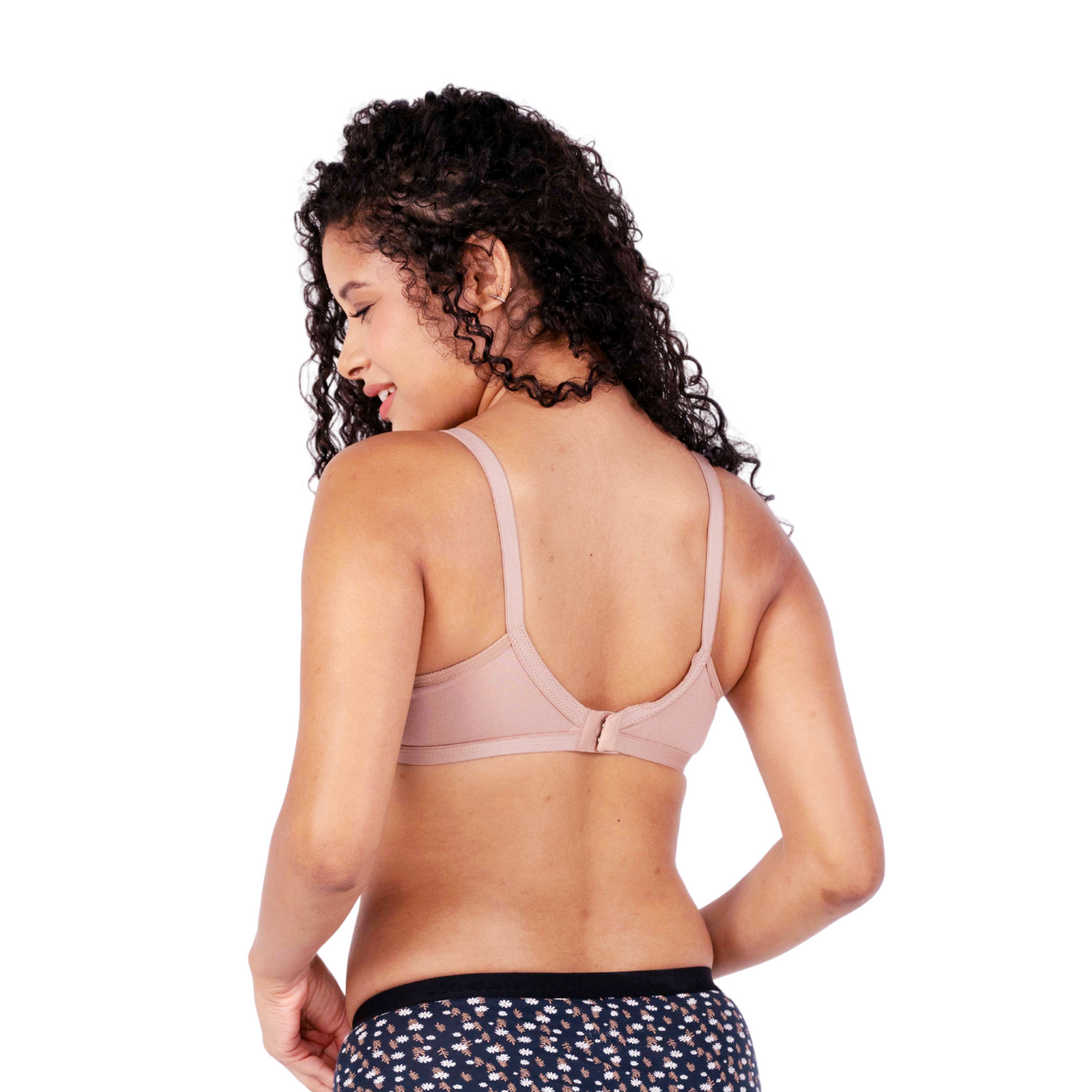 Shop Fawn Arya daily wear bra back view by gossip by mybra