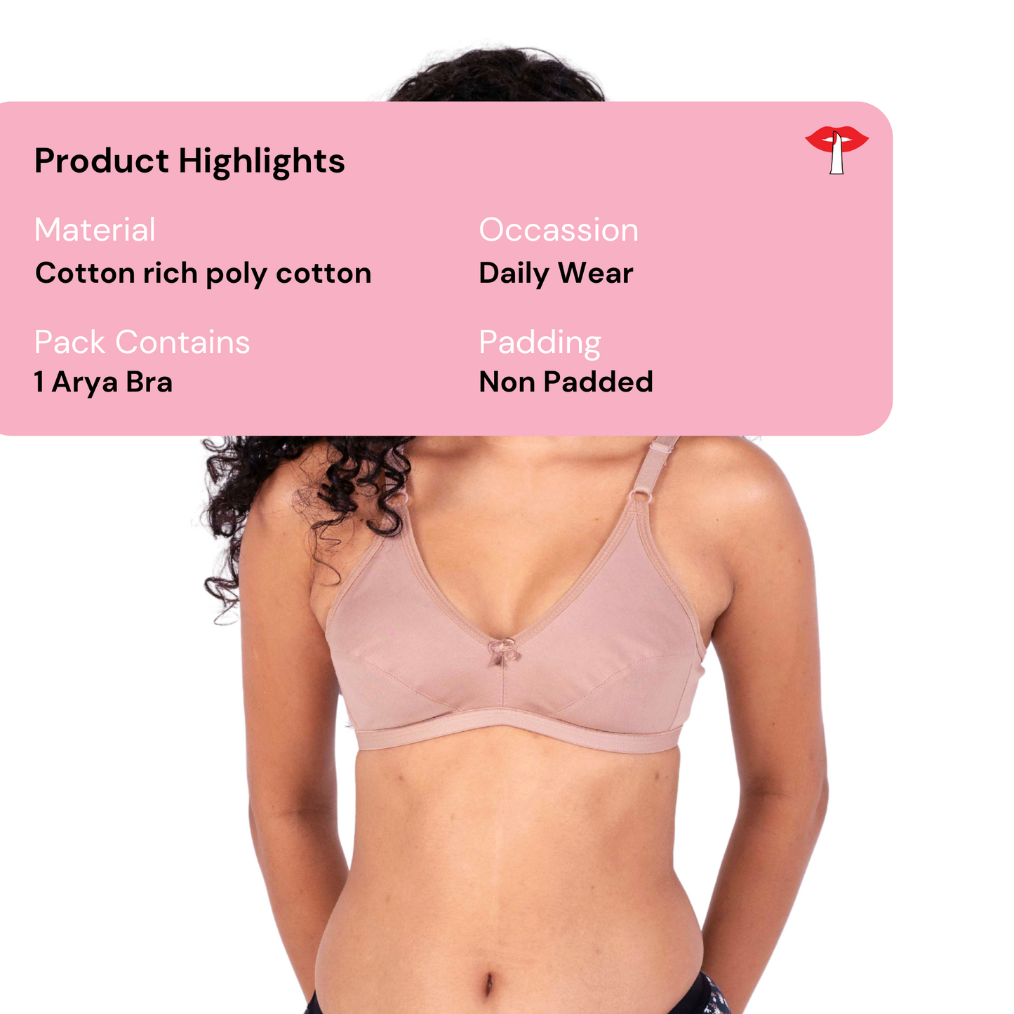 Shop Fawn Arya daily wear bra product information by gossip by mybra