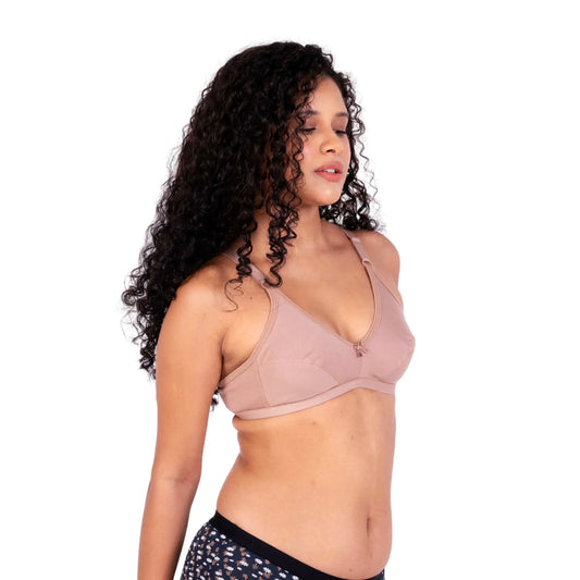 Shop Fawn Arya daily wear bra Right view by gossip by mybra