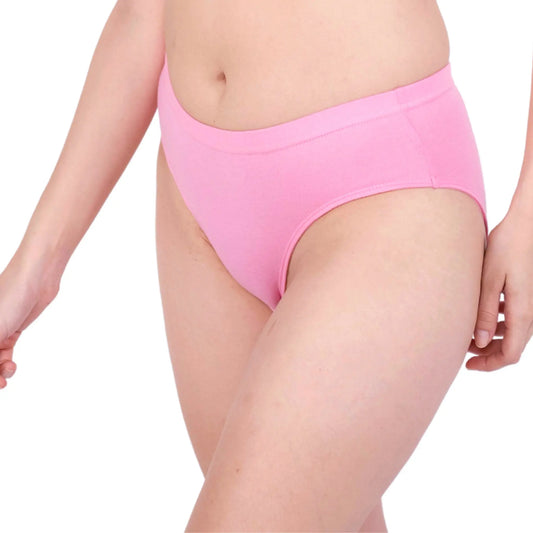 Buy Baby Pink Daily Wear Panties Online Left View On Gossip By Mybra Apparels