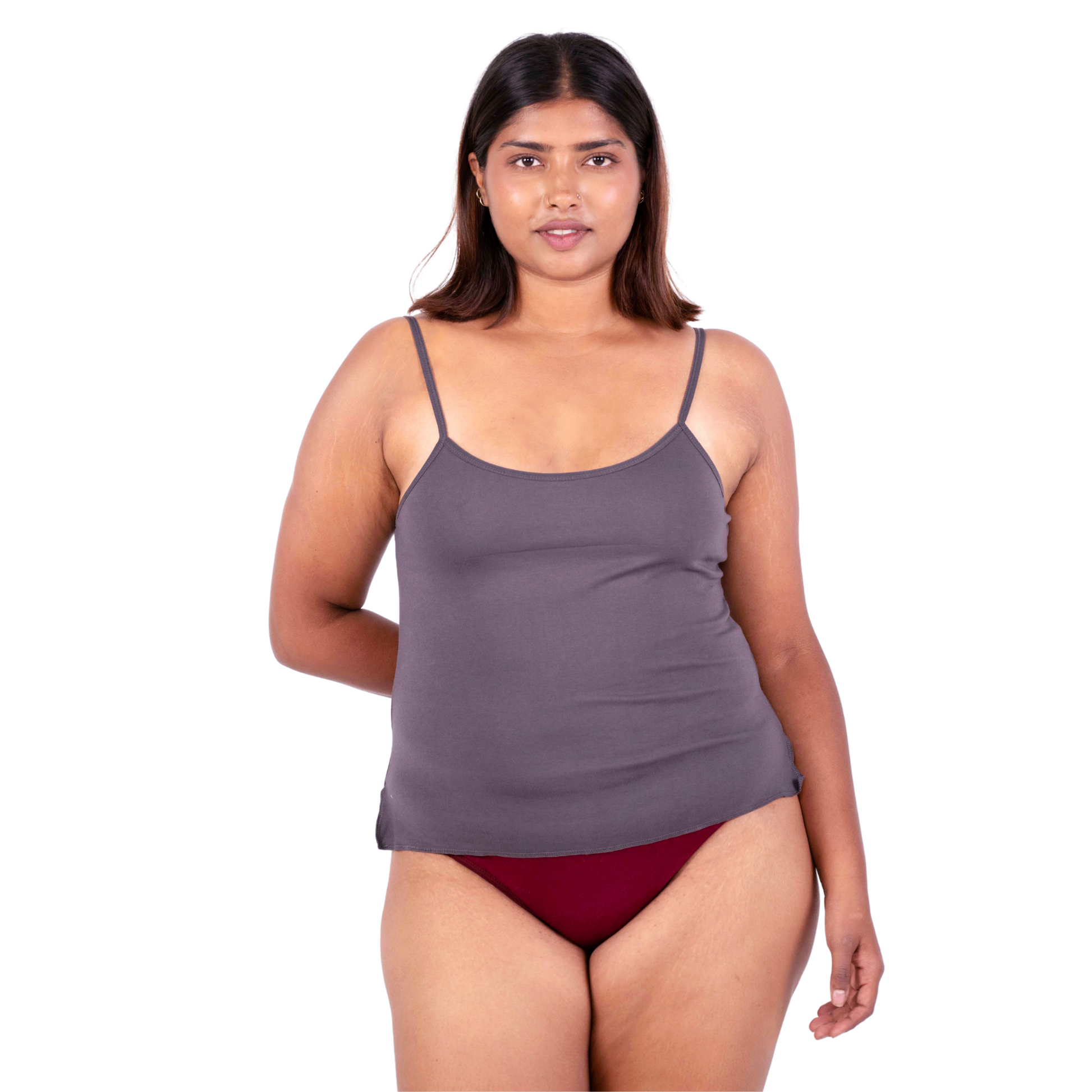 Hot Coffee cindy slip or camisole front view by gossip by mybra