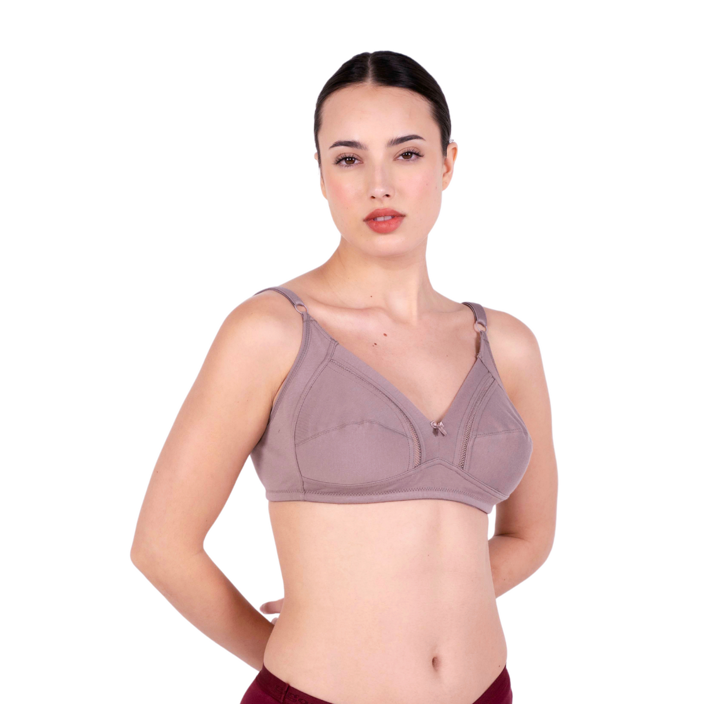 fawn non padded net bra right view by gossip by mybra