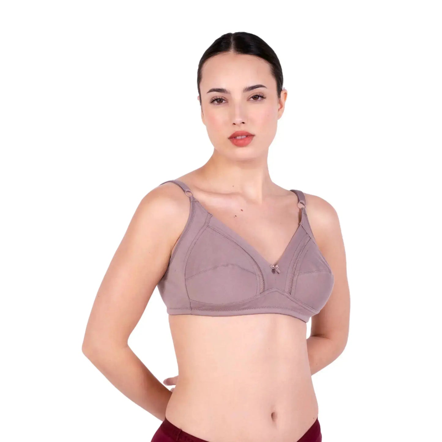 fawn non padded net bra right view by gossip by mybra