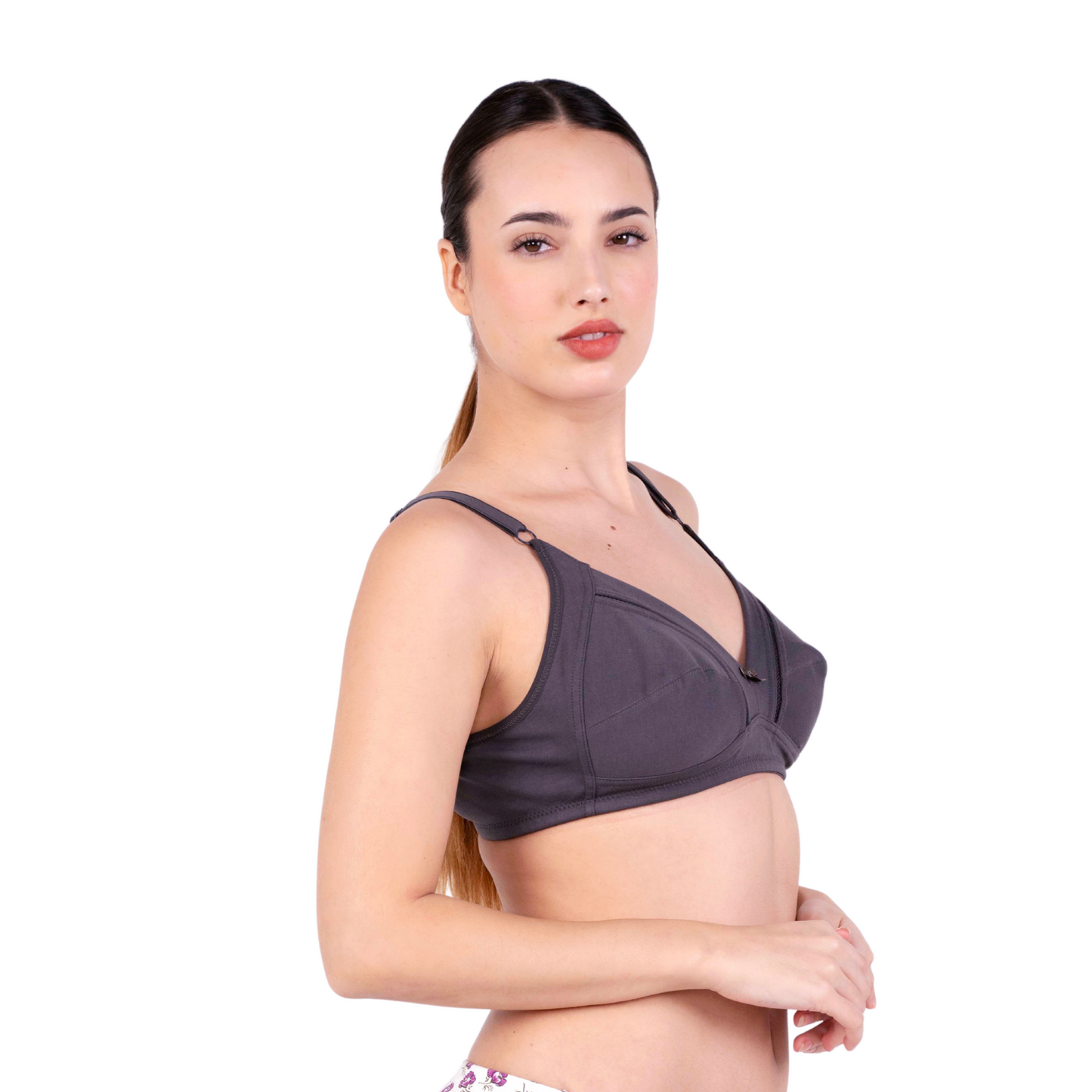 hot coffee non padded net bra right view by gossip by mybra