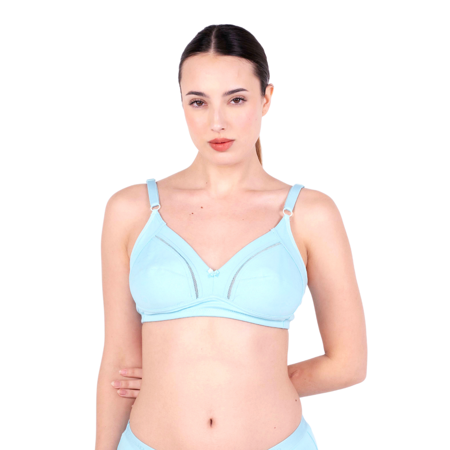 poppy non padded net bra front view by gossip by mybra