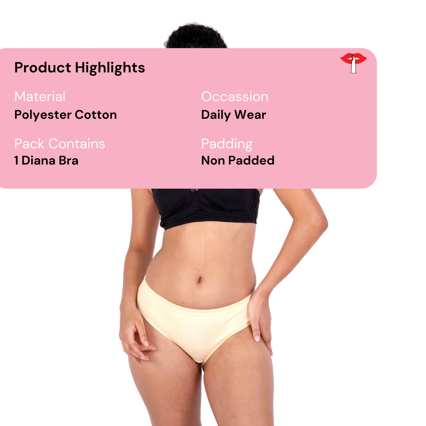 Seamless Moulded Cup Bra - Diana Everyday Comfort & Invisible Fit