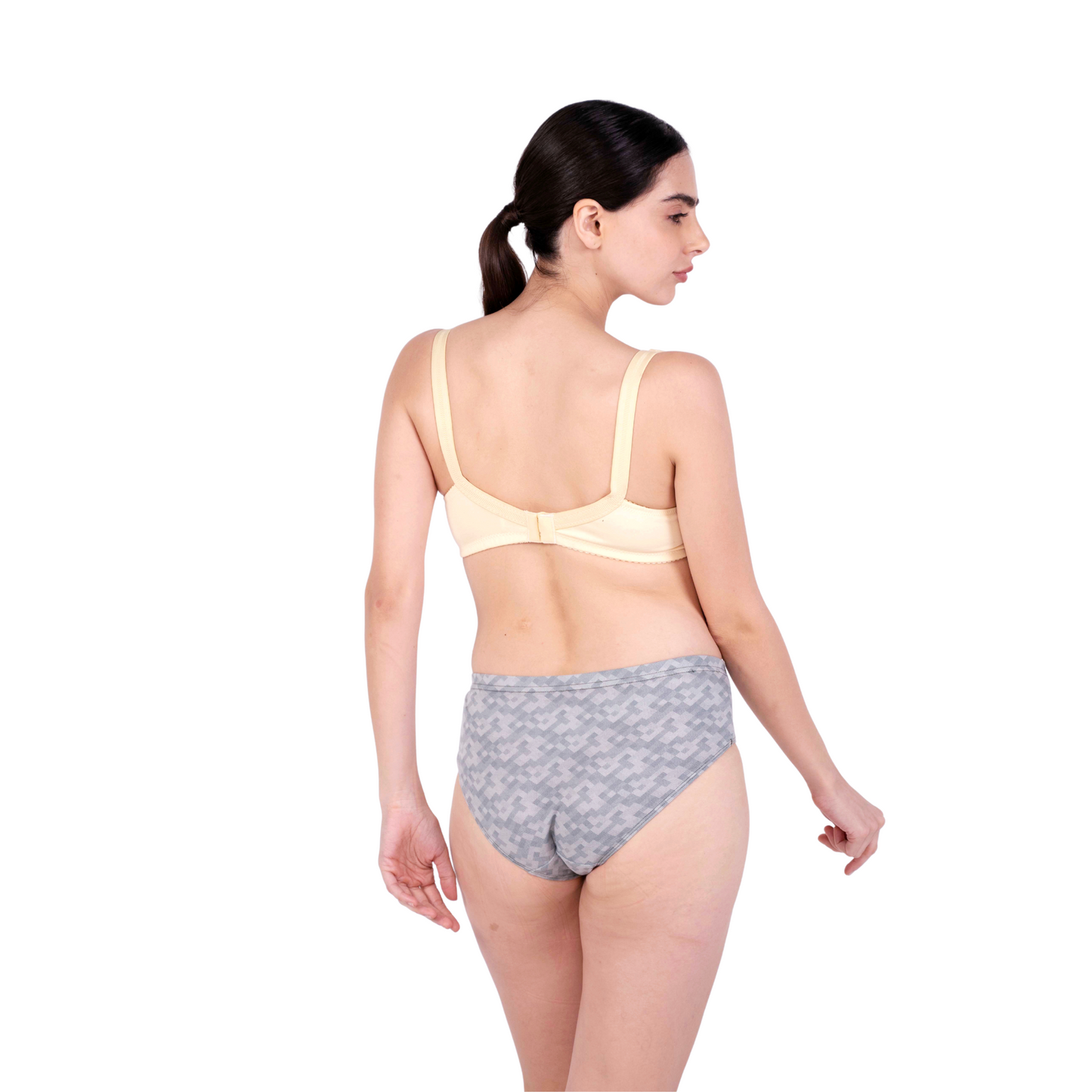 Skin embroidery bra and panty set Back view by gossip by mybra