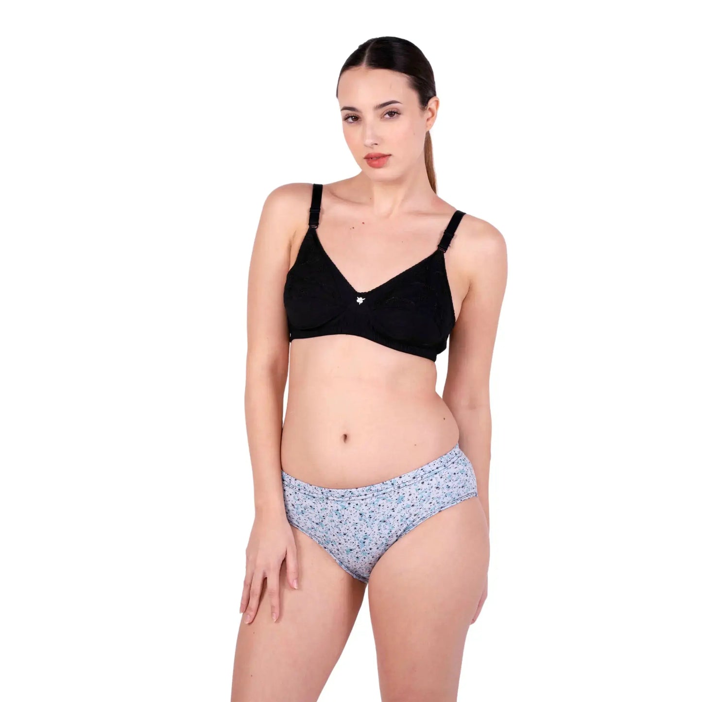 Black fiona nursing bra left view by gossip by mybra