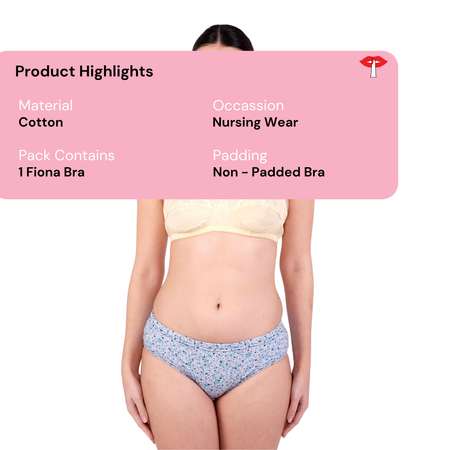 Skin fiona nursing bra product information image by gossip by mybra