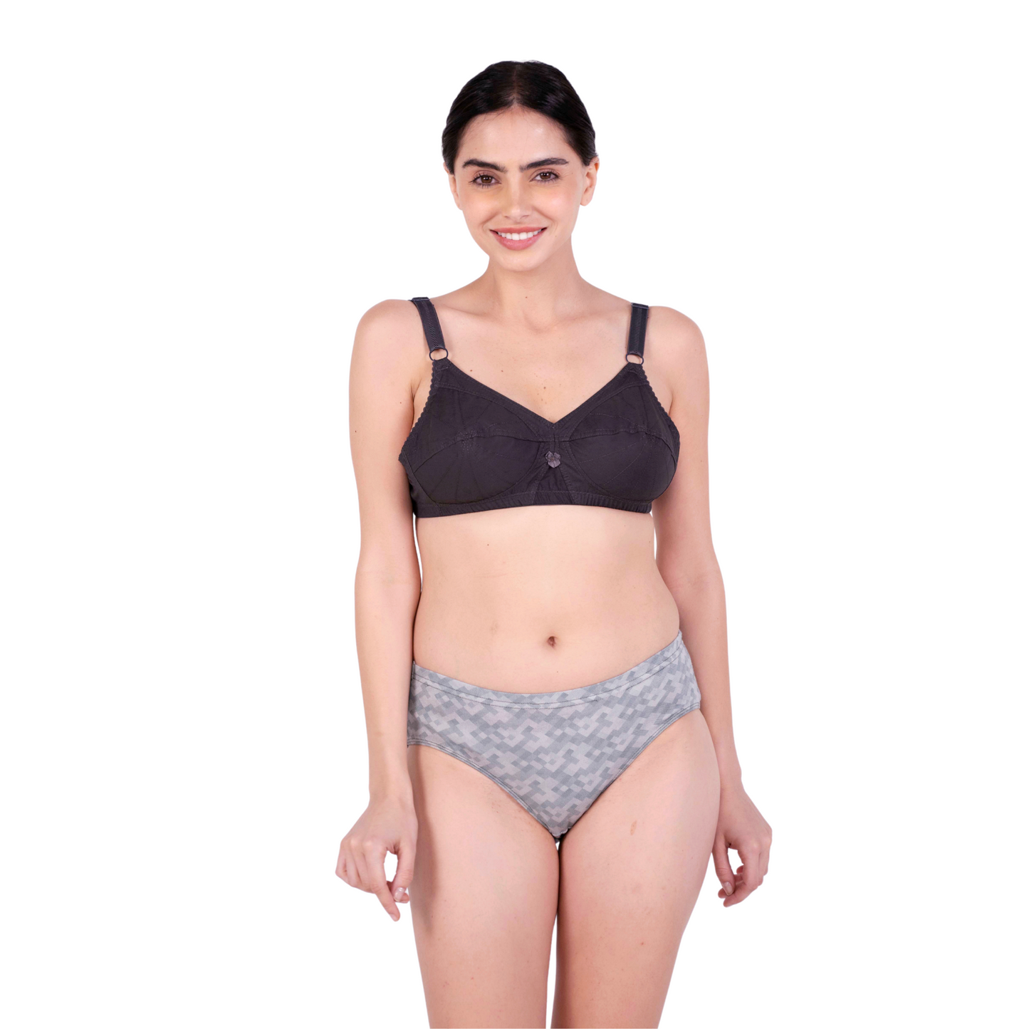 Buy Grey Printed Panties Online Full View On Gossip By Mybra Lingerie