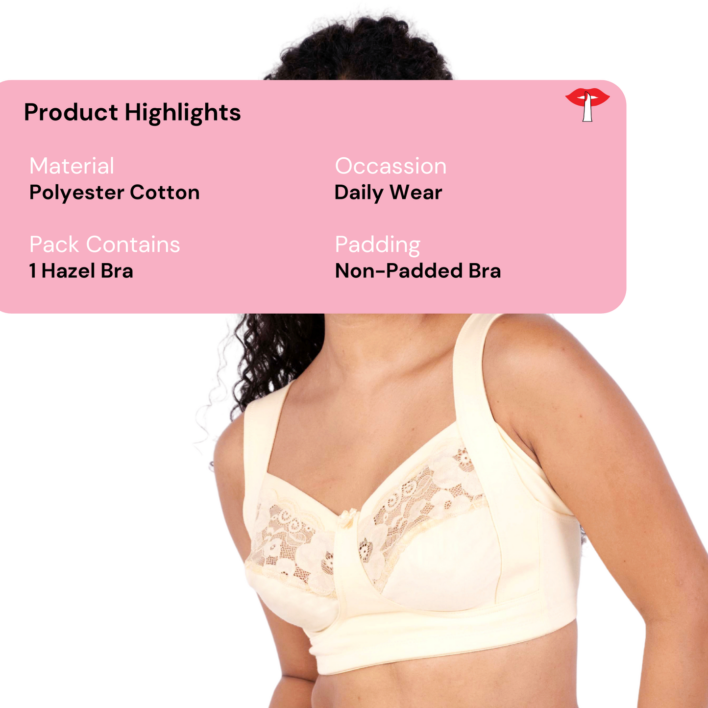Skin Hazel Net Bra design for daily wear product information image by gossip by mybra