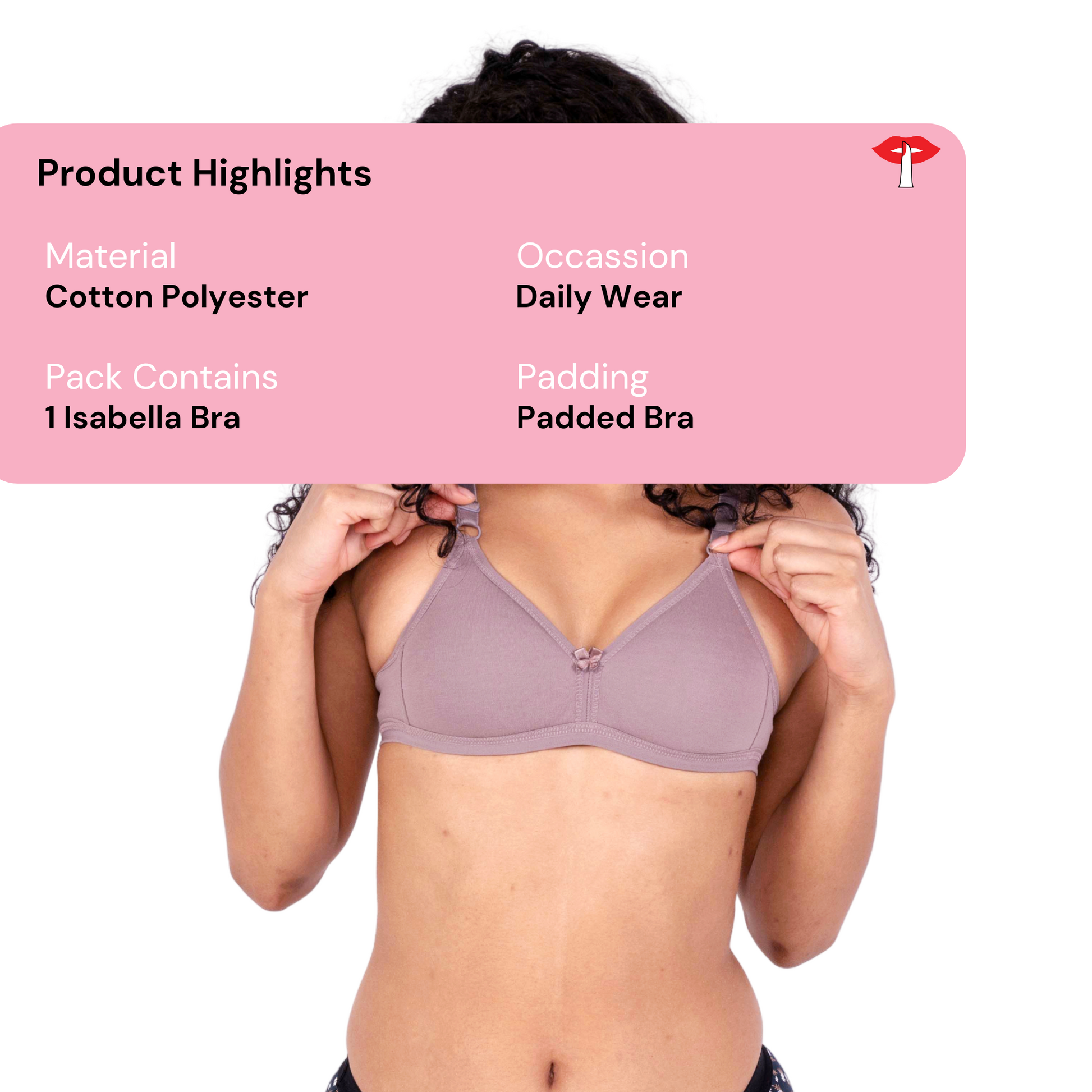 Hazelnut isabella padded bra product information by gossip by mybra