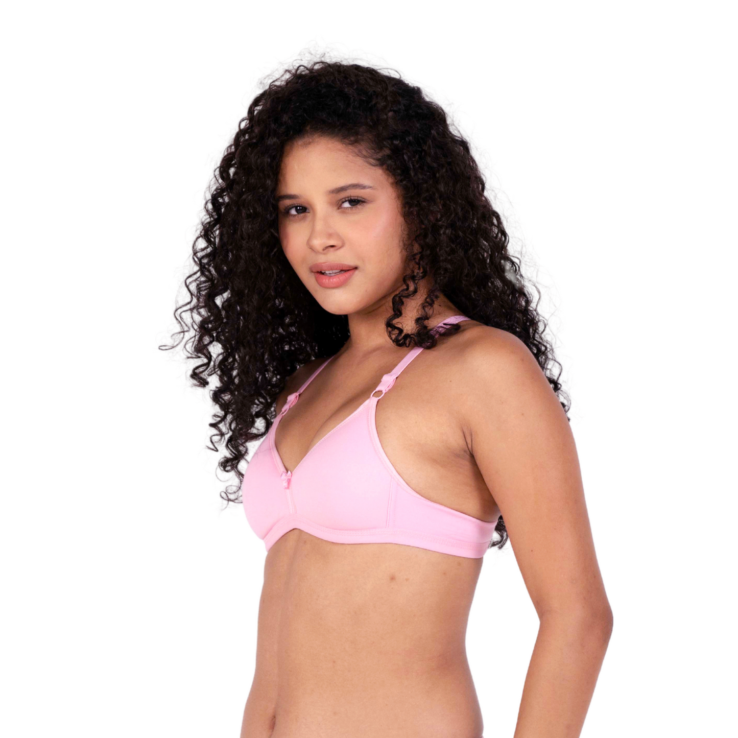 Baby Pink isabella padded bra right view by gossip by mybra