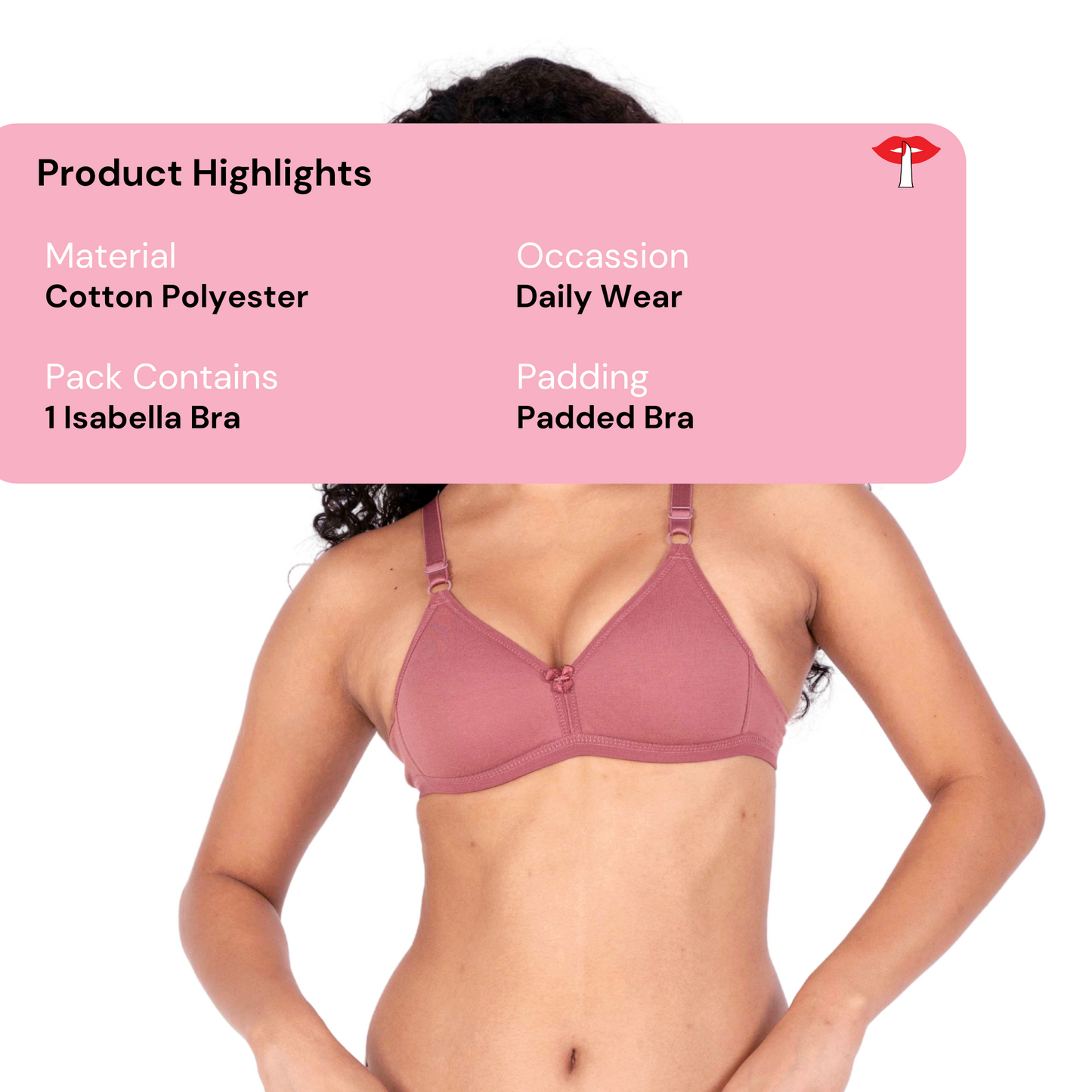 Brick isabella padded bra product information by gossip by mybra