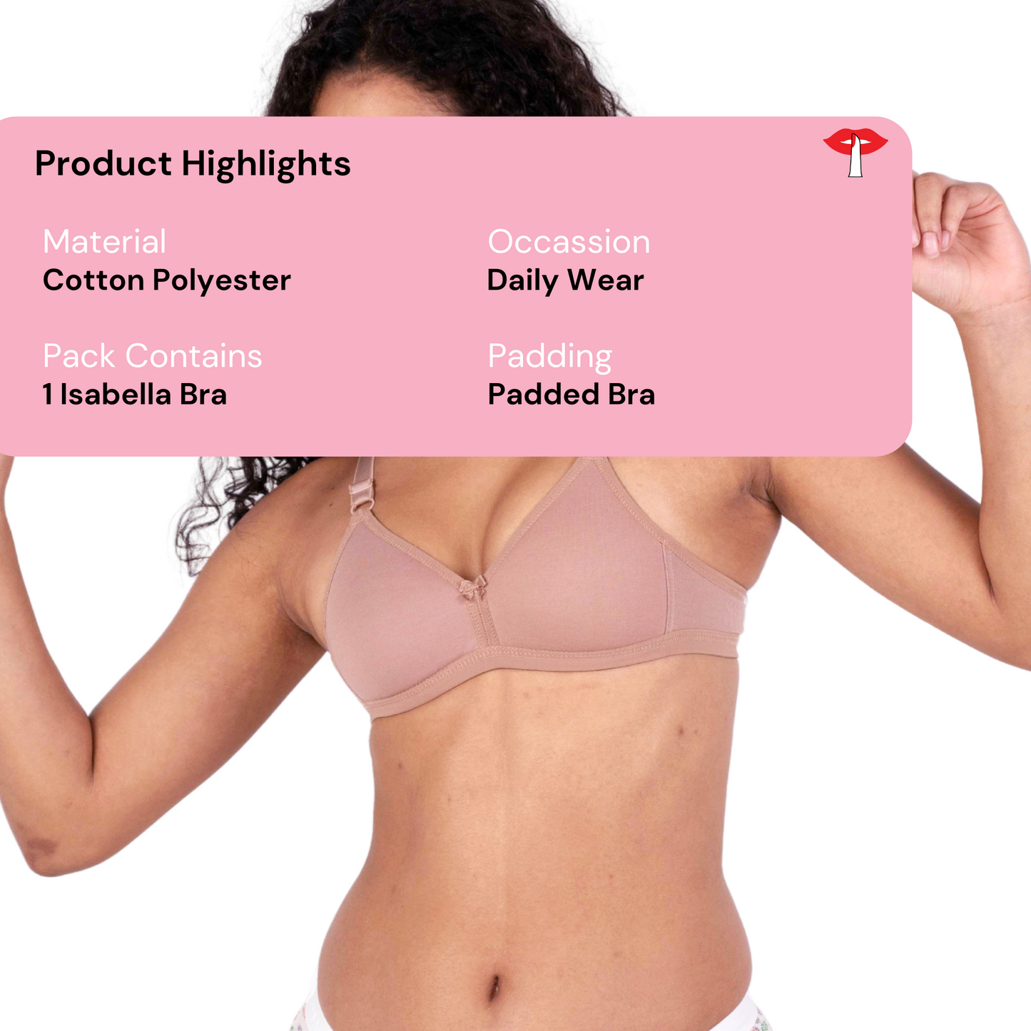 Fawn isabella padded bra product information by gossip by mybra