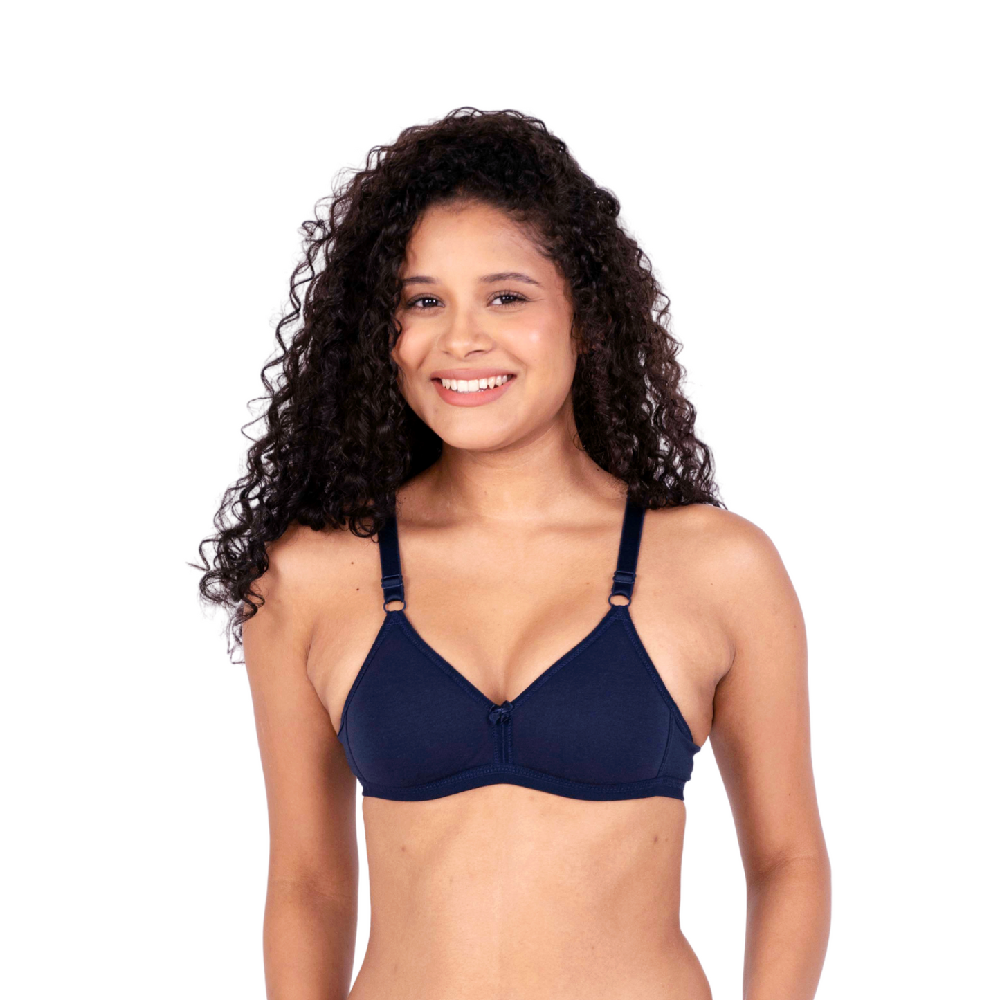 Navy Blue isabella padded bra front view by gossip by mybra