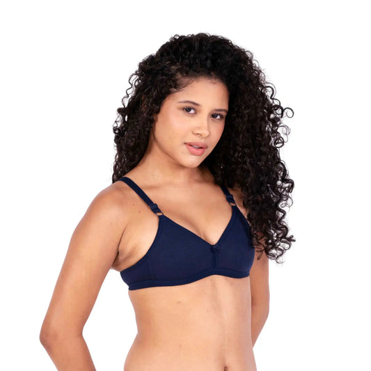 Navy Blue isabella padded bra right view by gossip by mybra