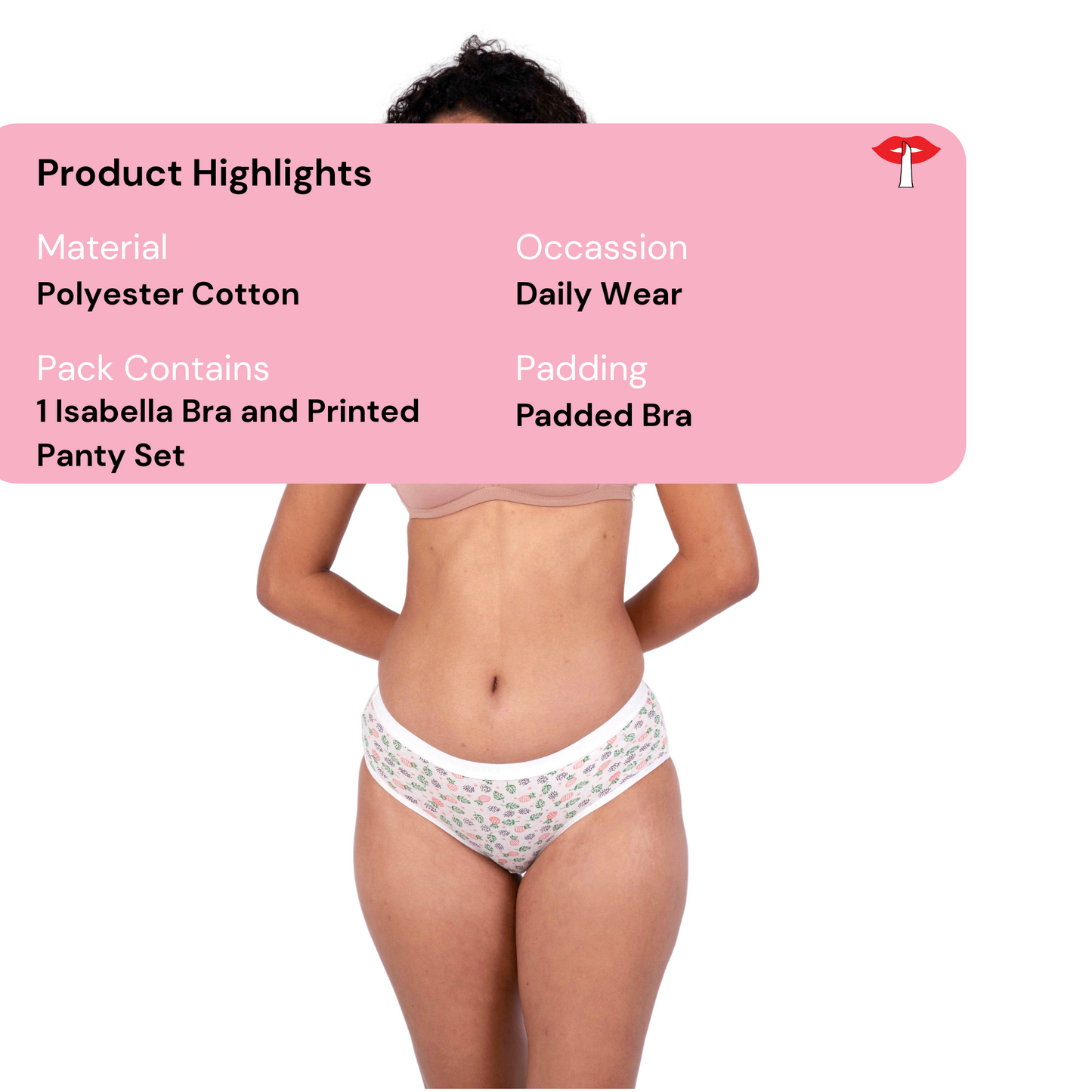 Fawn isabella padded bra and panty set - product information by gossip by mybra