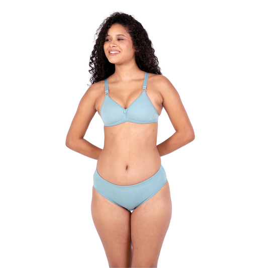 Poppy isabella padded bra and panty set - front view by gossip by mybra