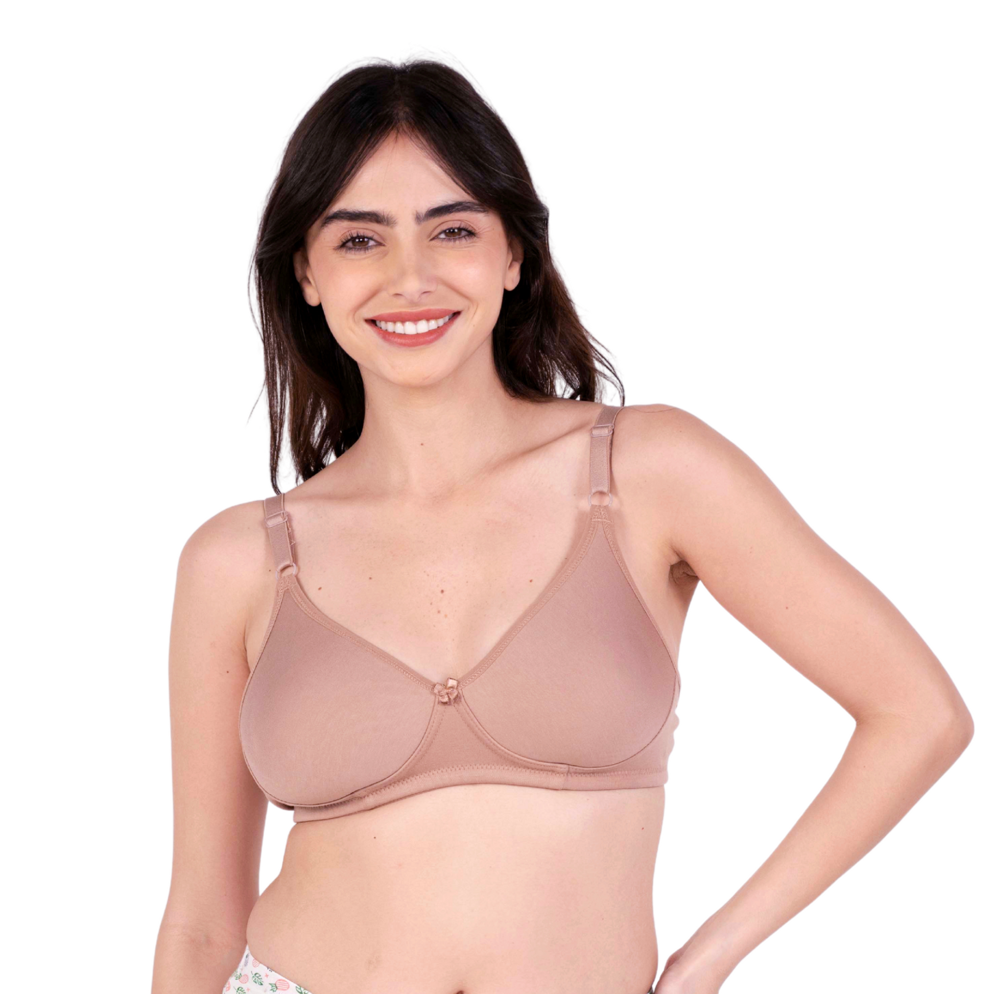 Fawn daily wear bra front view by gossip by mybra