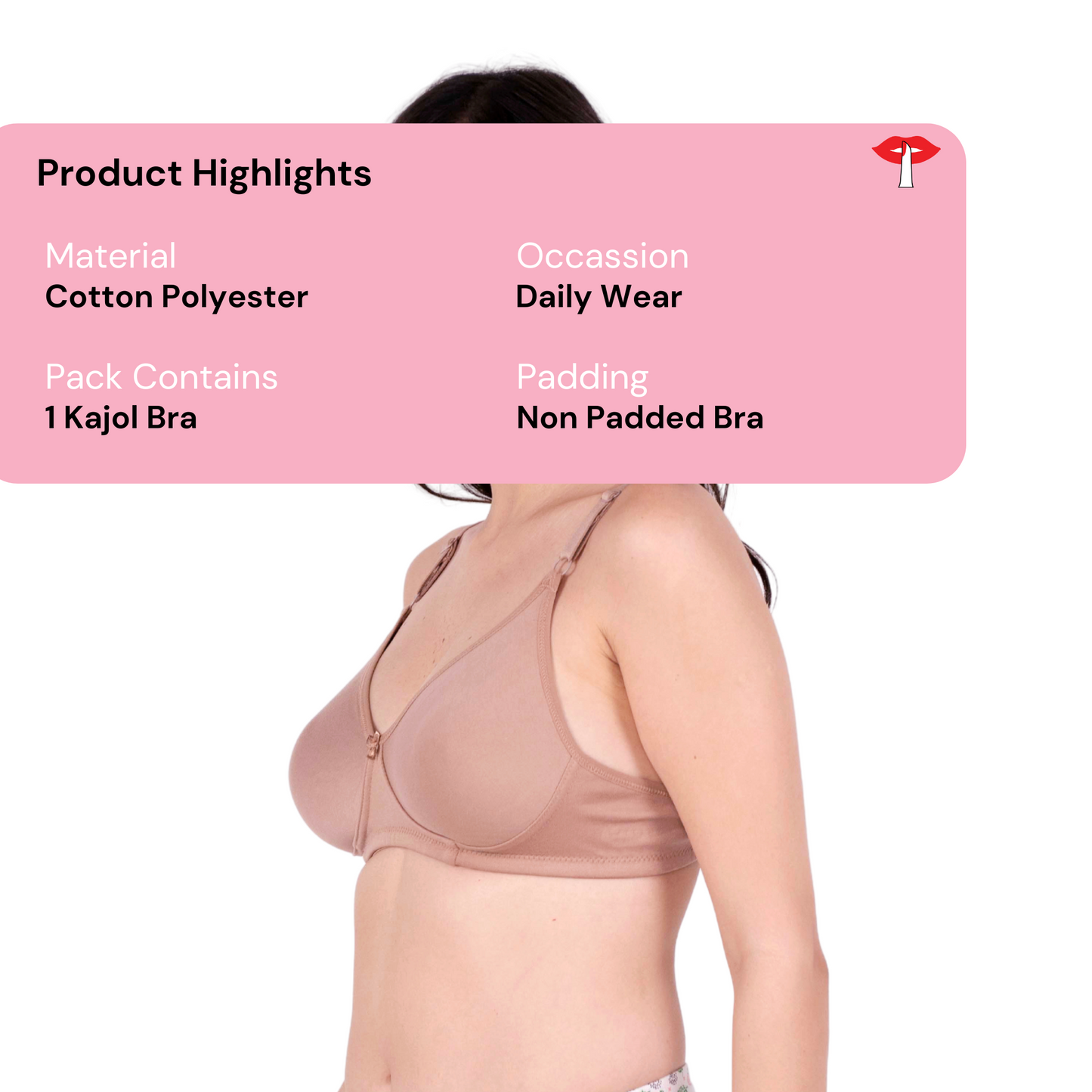 Fawn daily wear bra product information by gossip by mybra