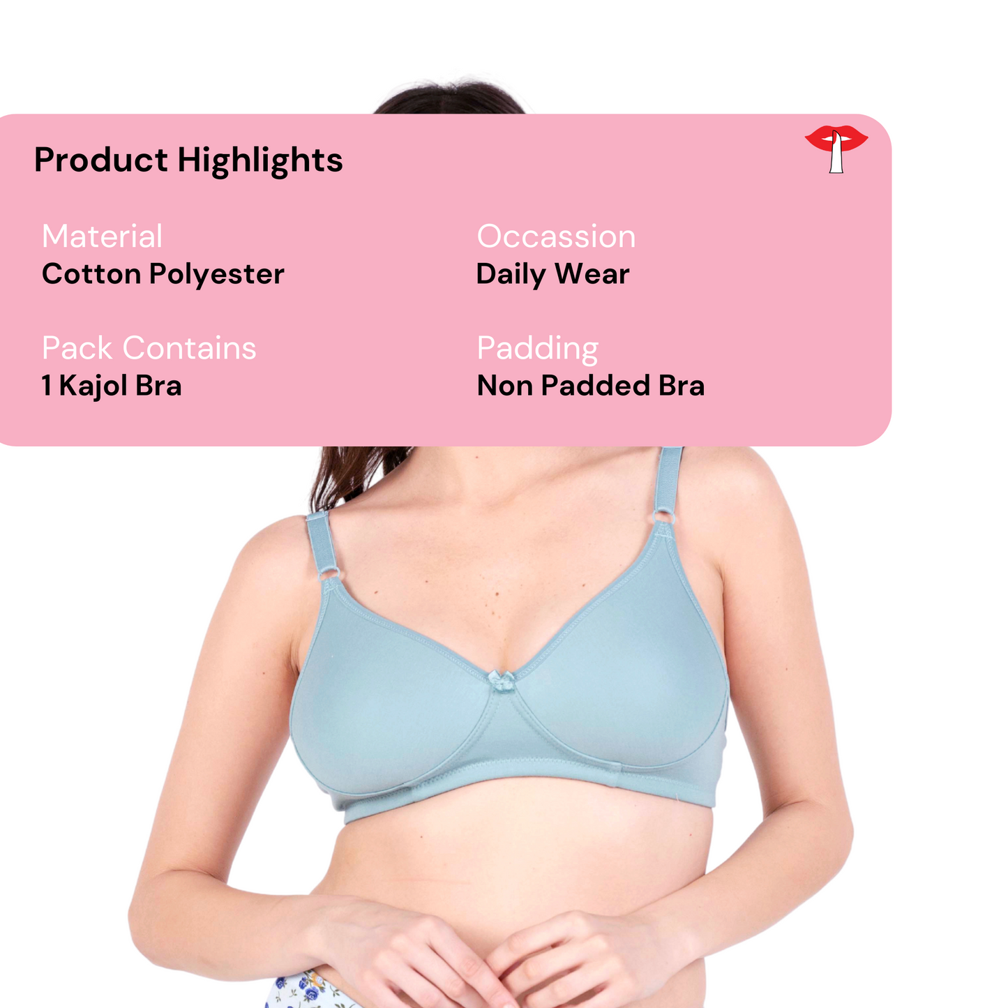 Poppy daily wear bra product information image by gossip by mybra
