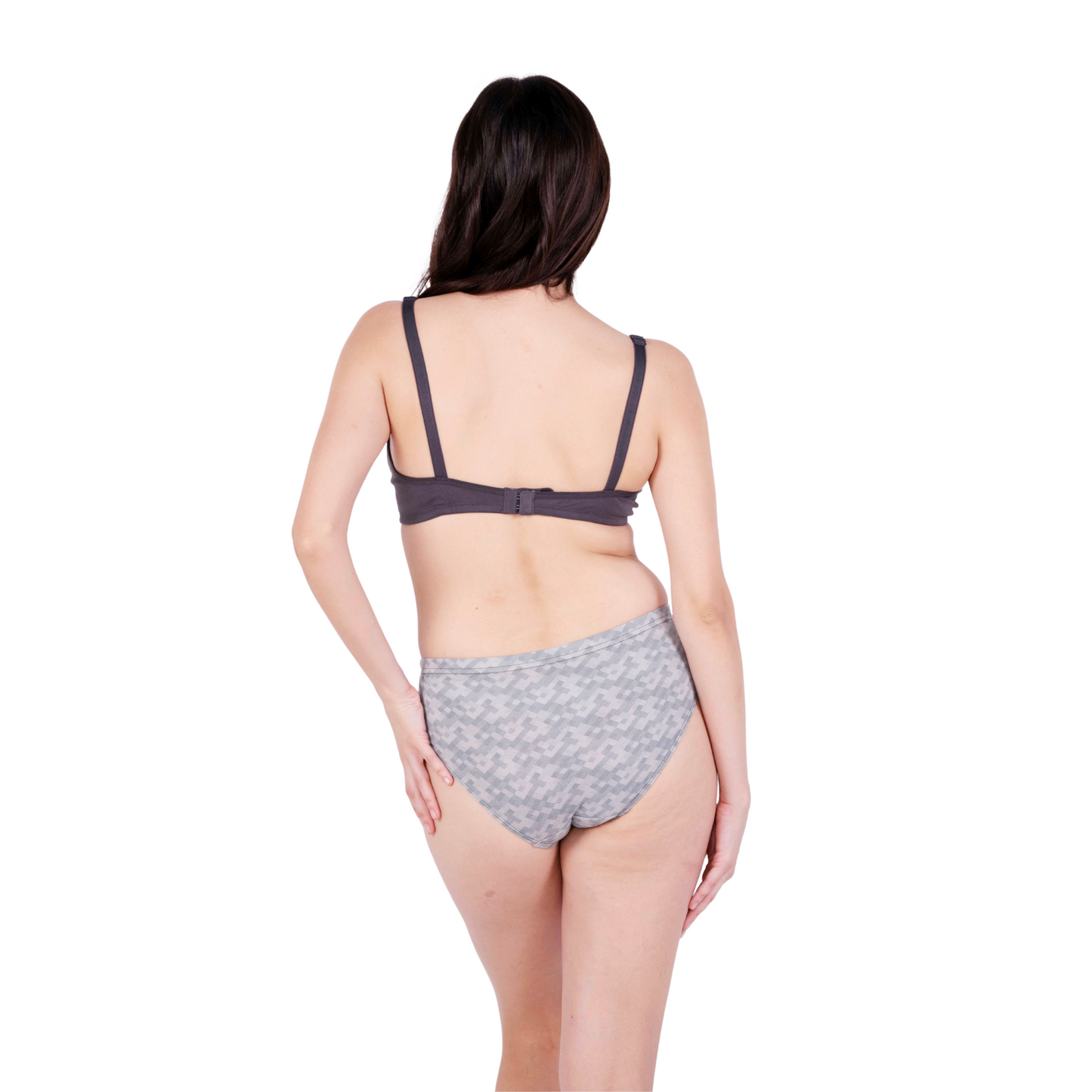 Hot Coffee daily wear lingerie set back view by gossip by mybra