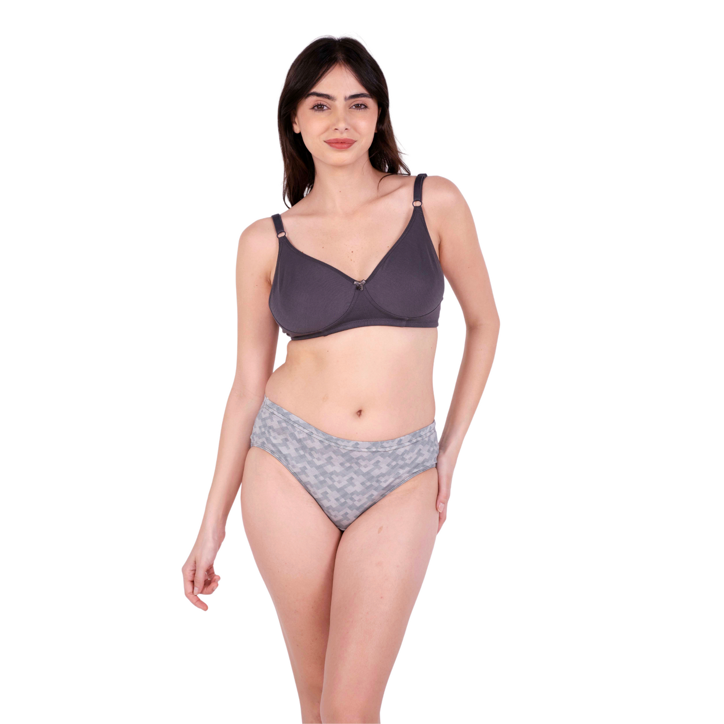 Hot Coffee daily wear lingerie set left view by gossip by mybra