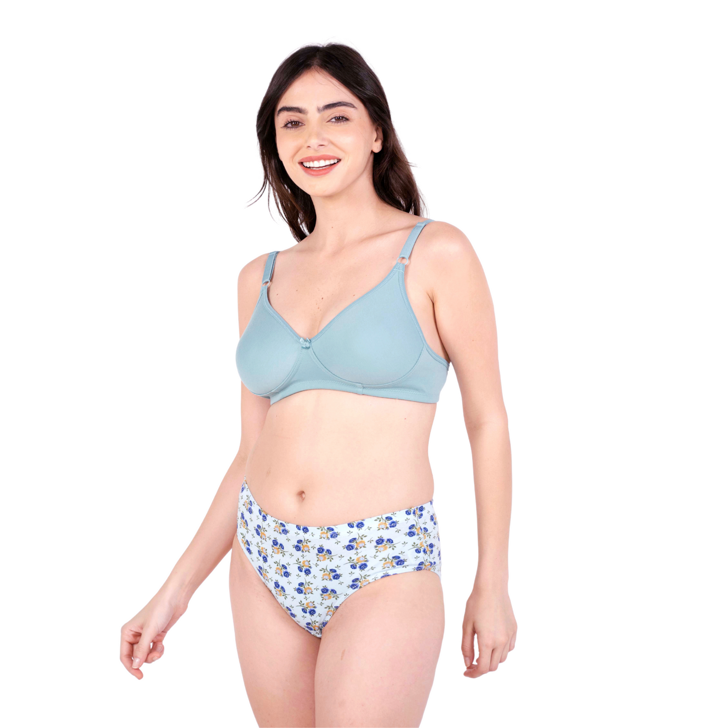 Poppy daily wear lingerie set left view by gossip by mybra