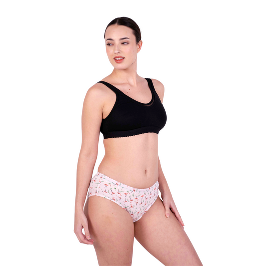 Black Kiara sports bra right view by gossip by mybra