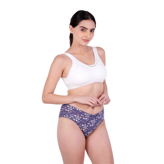 White Kiara sports bra right view by gossip by mybra