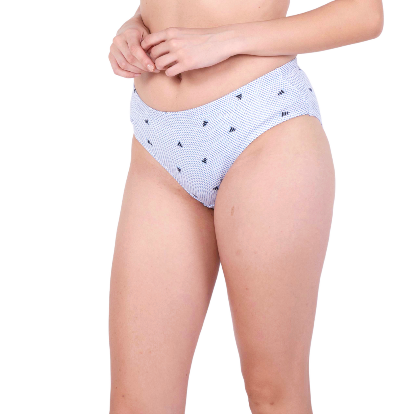 Buy Light Blue Triangle Printed Panties Online Left View On Gossip By Mybra