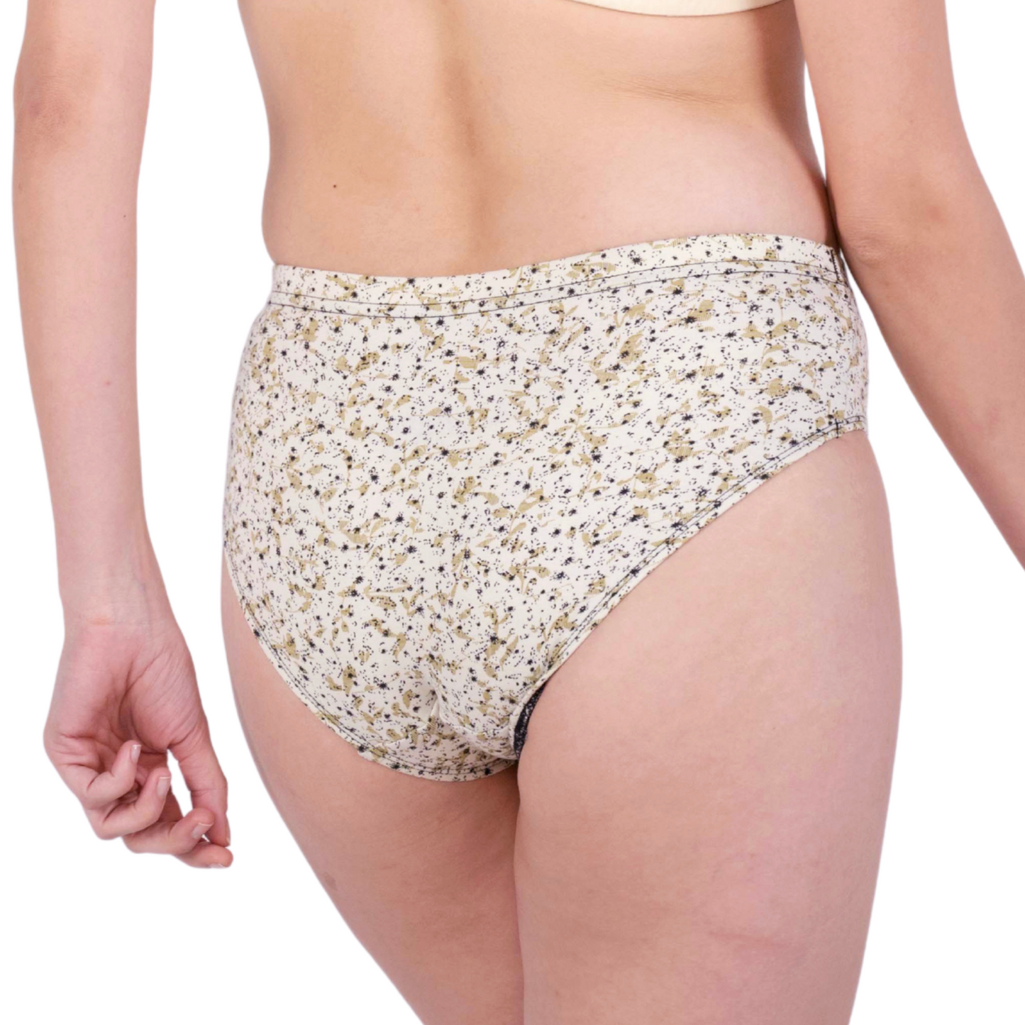 Buy Light Brown Printed Panties Online Back View On Gossip By Mybra Intimates