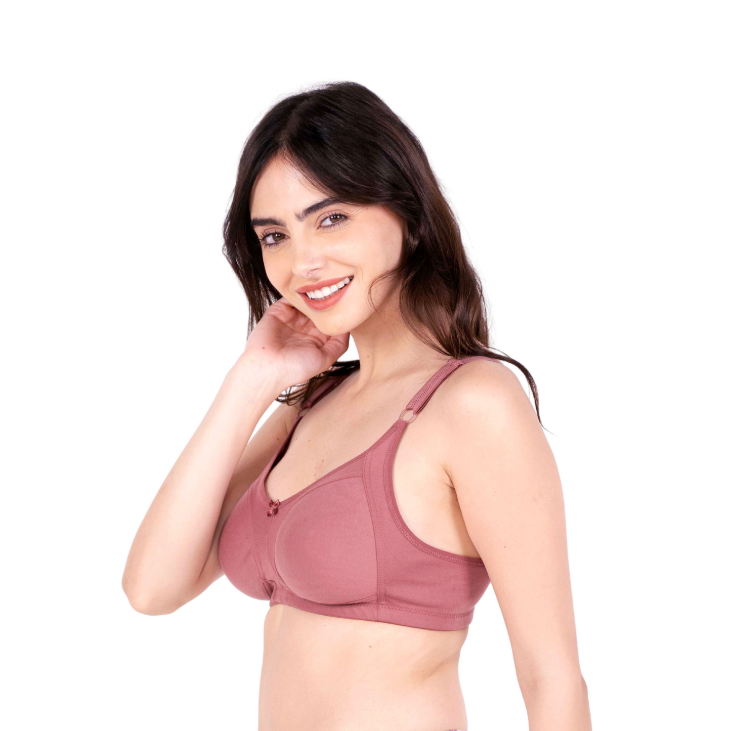 Brick Non Padded bra Left view by gossip by mybra