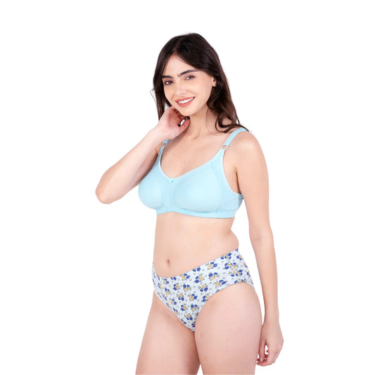 Poppy Non Padded bra and panty set Left view by gossip by mybra