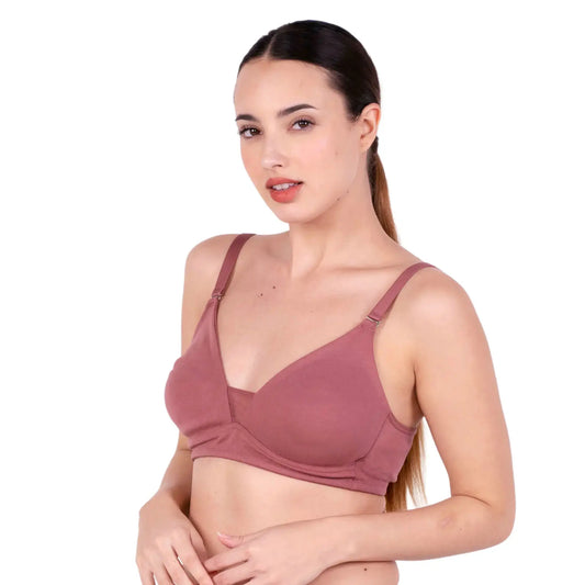 Shop Magnolia Brick Net Design Bra Left View By Gossip By Mybra Online