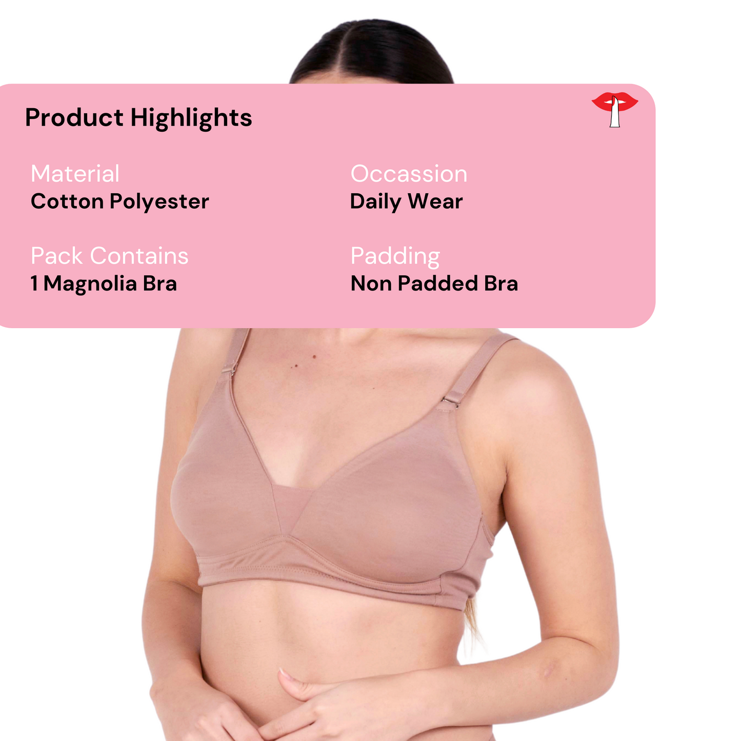 Shop Magnolia Fawn Net Design Bra Product Information By Gossip By Mybra Online