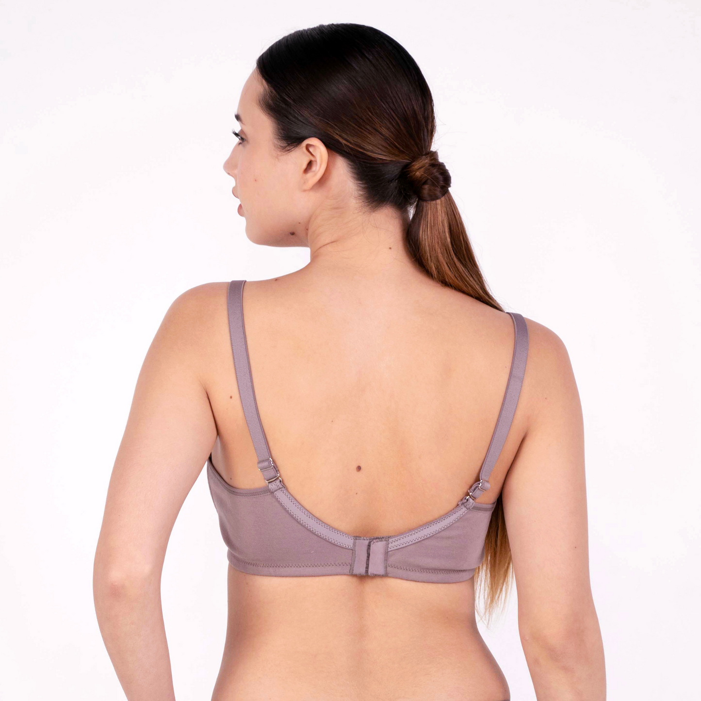 Shop Magnolia Hazelnut Net Design Bra Back View By Gossip By Mybra Online