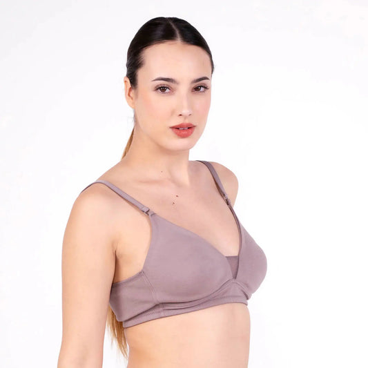 Shop Magnolia Hazelnut Net Design Bra Right View By Gossip By Mybra Online