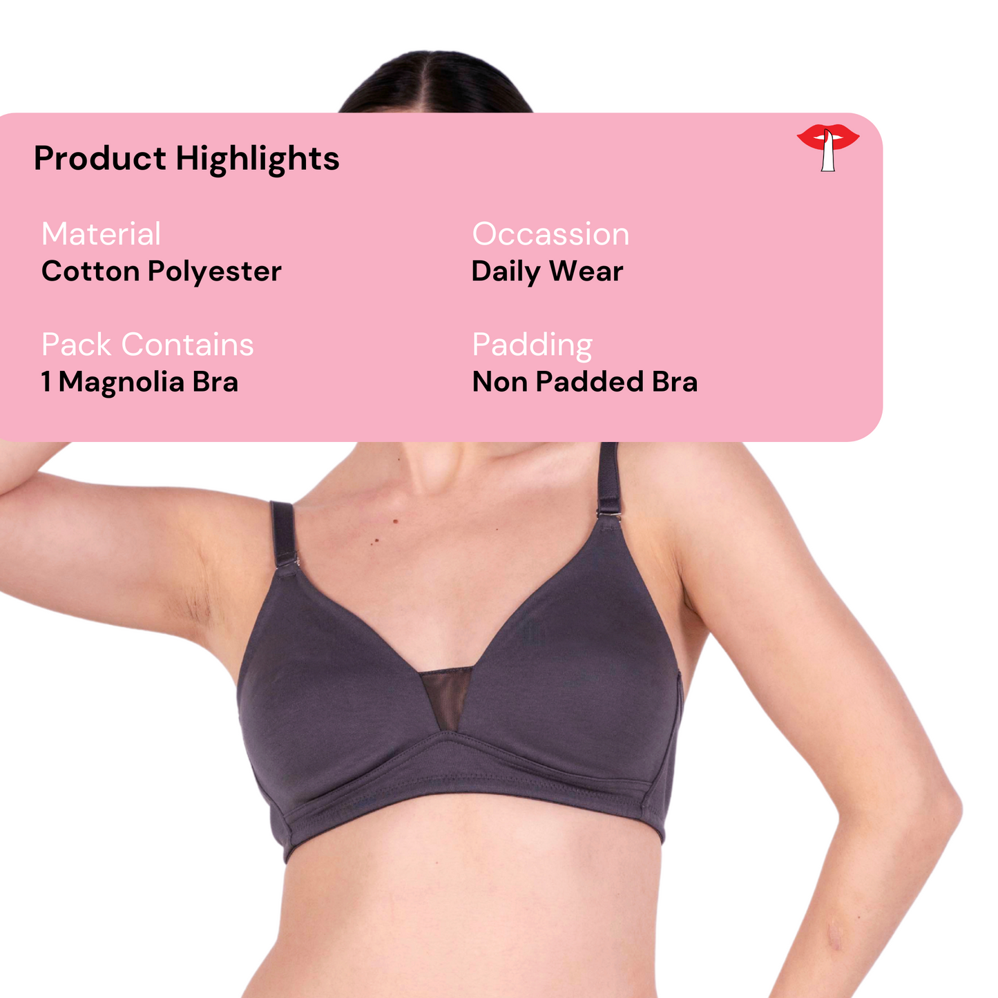 Shop Magnolia Hot Coffee Net Design Bra Product Information By Gossip By Mybra Online