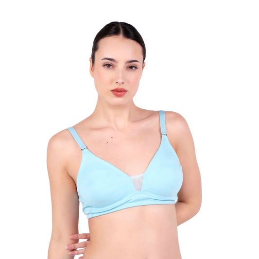 Shop Magnolia Poppy Net Design Bra Right View By Gossip By Mybra Online