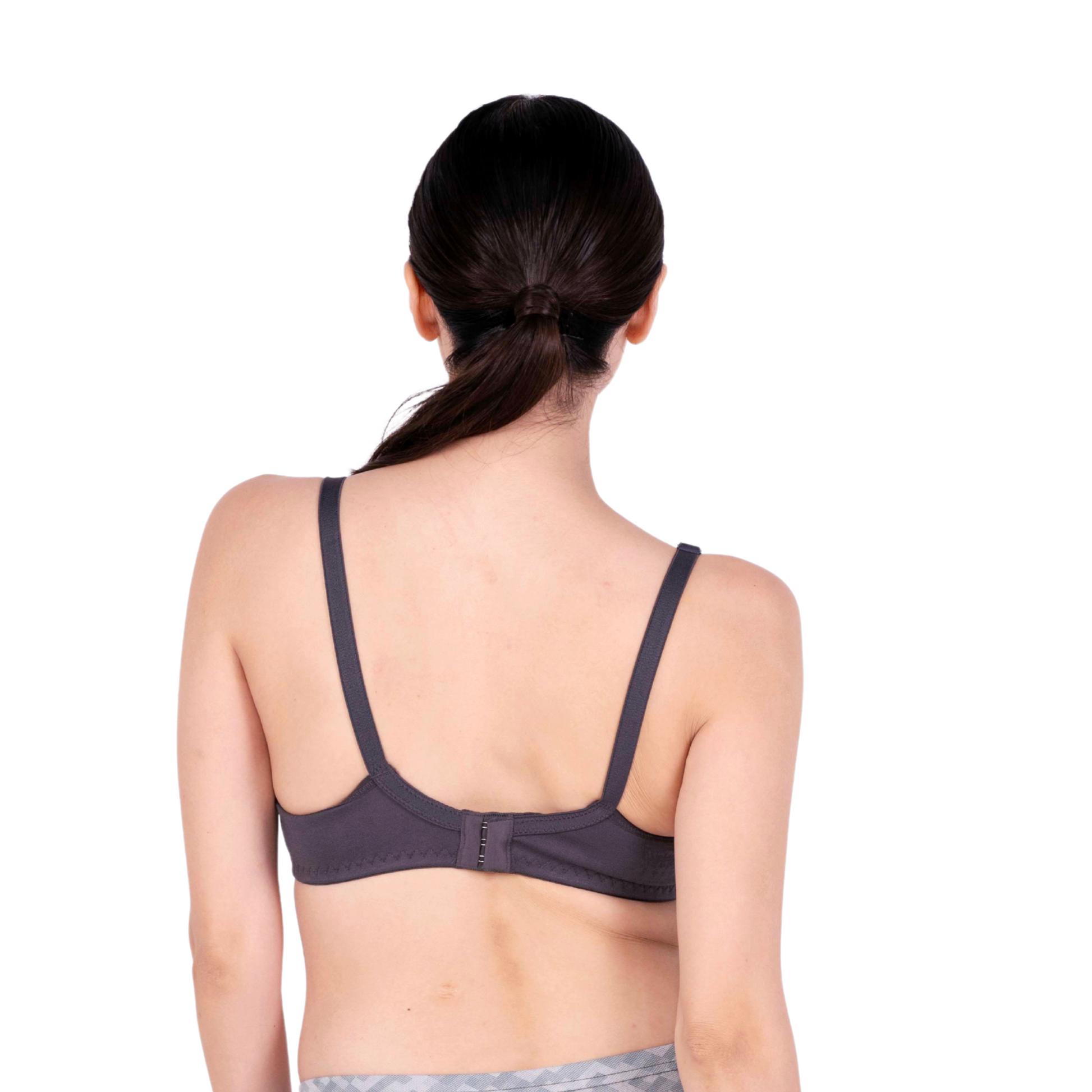 Hot Coffee Round Stitch Knitted bra back view by gossip by mybra