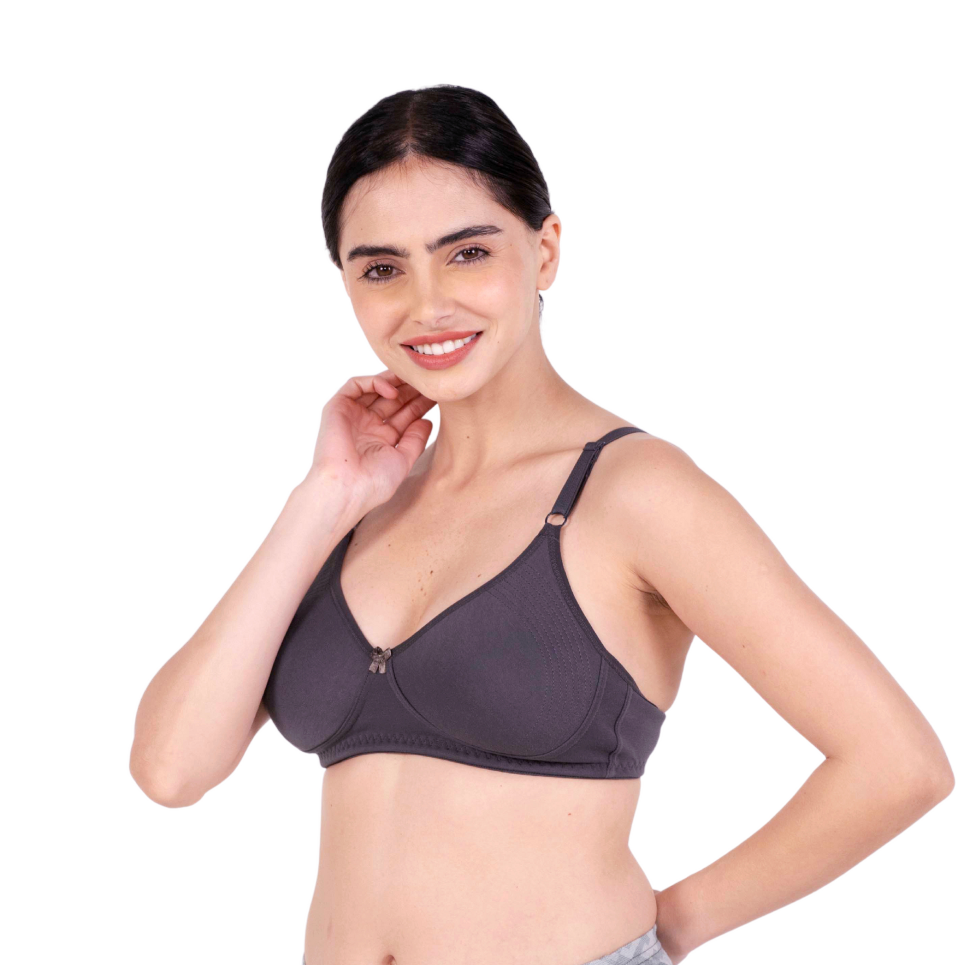 Hot Coffee Round Stitch Knitted bra left view by gossip by mybra