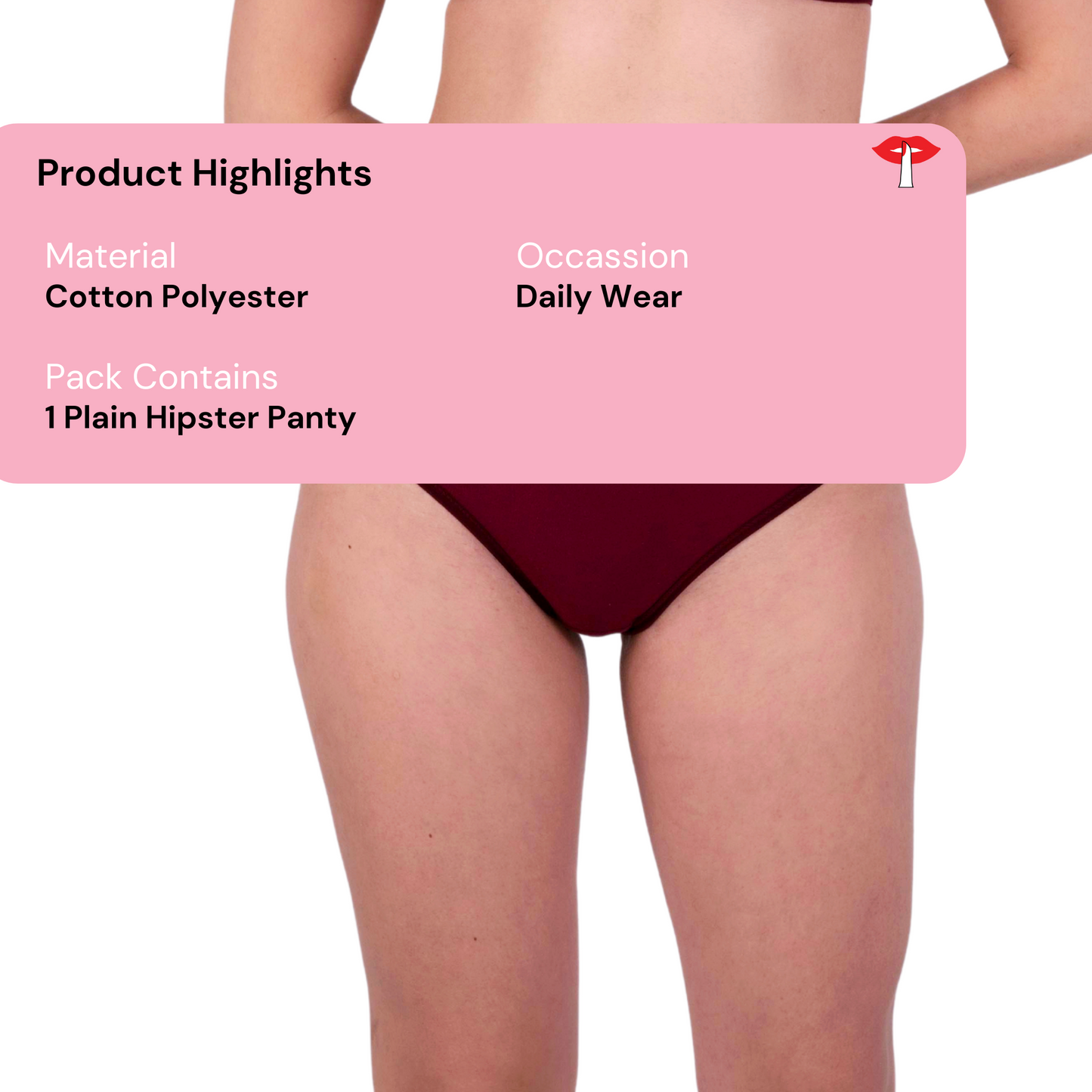 Buy Maroon Cotton Panties Online Product Information On Gossip By Mybra Lingerie