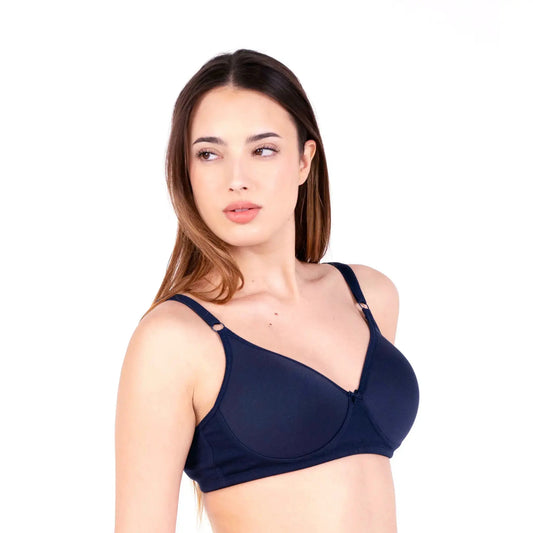 Navy Blue Mia padded bra right view by gossip by mybra