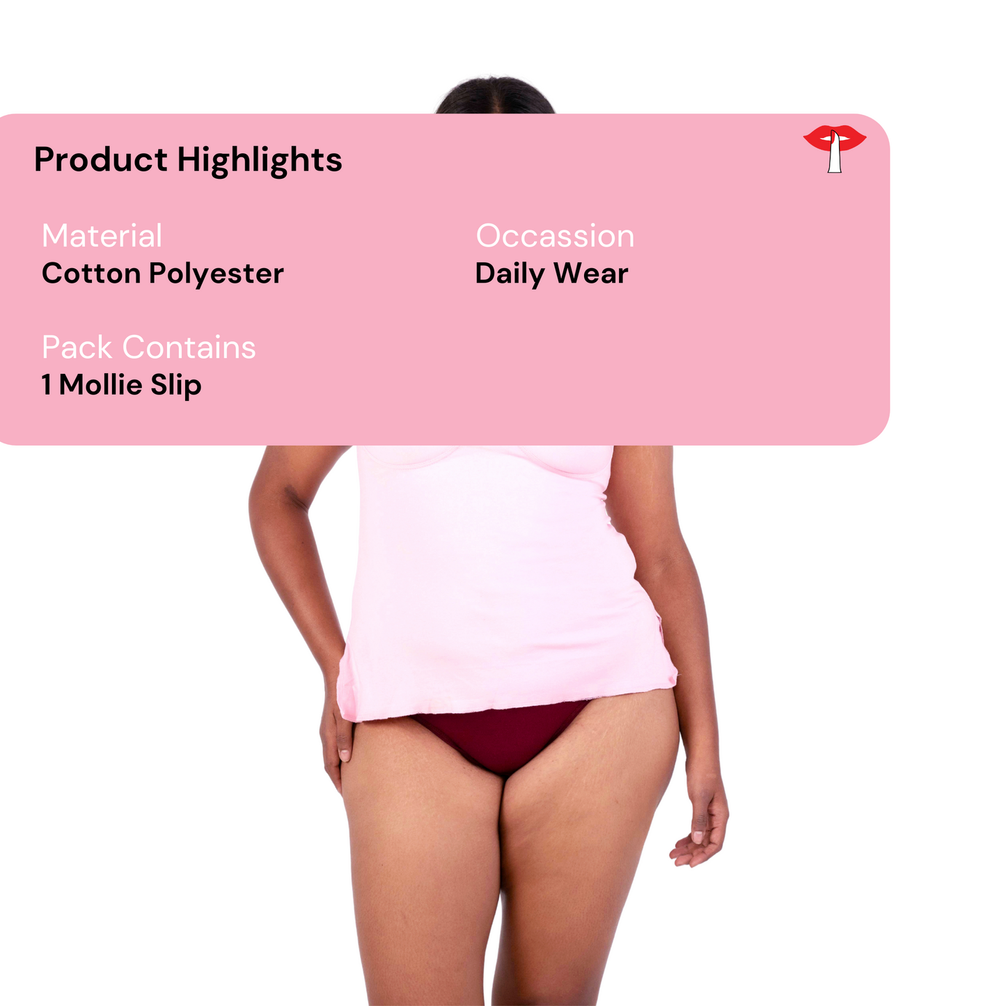 Baby Pink Mollie slip or camisole product information by gossip by mybra