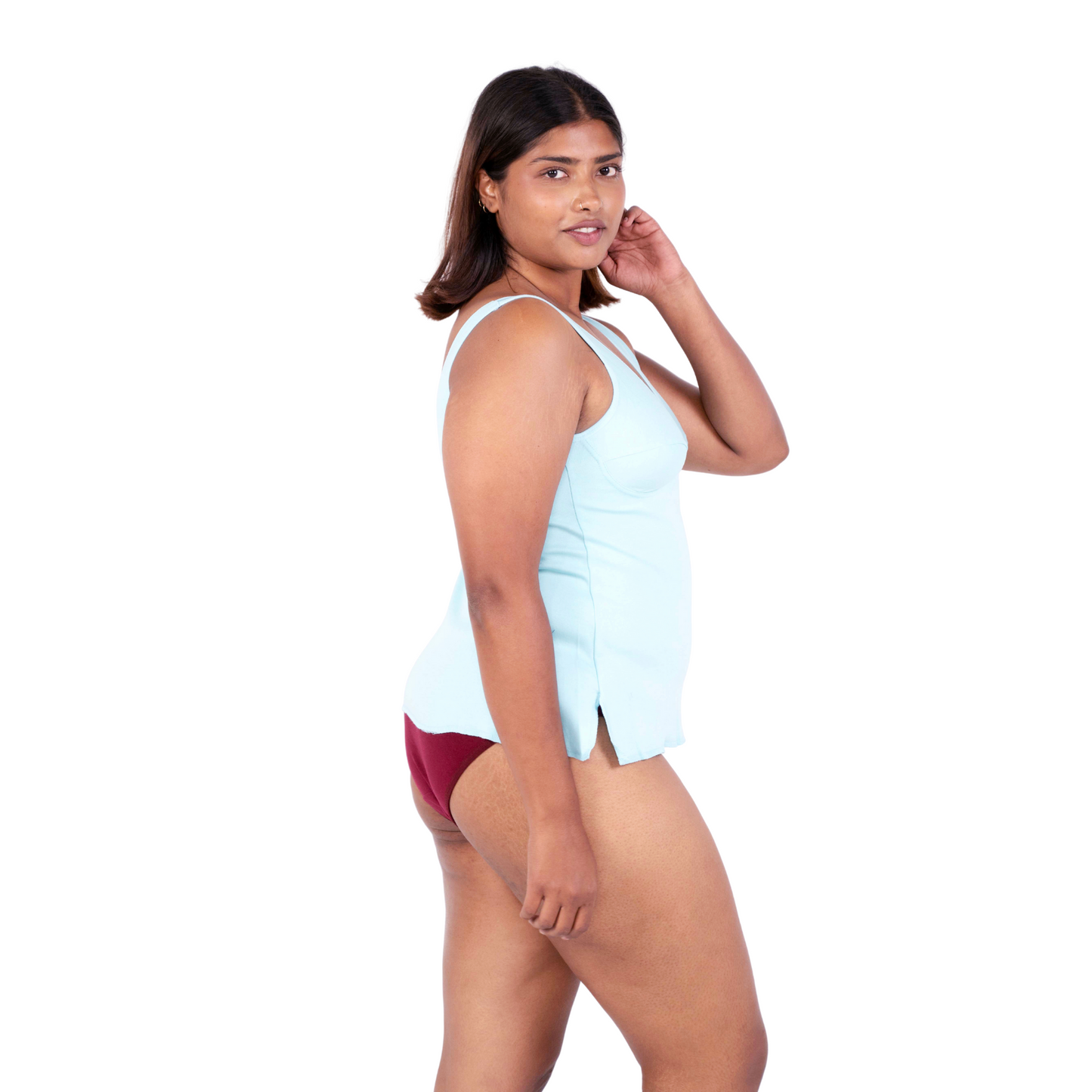 Mint Mollie slip or camisole right view by gossip by mybra